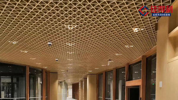 充滿藝術感的室內鋁格柵吊頂