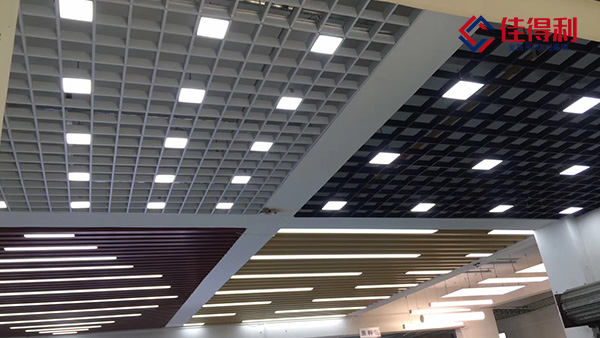 鋁格柵吊頂鋁格柵天花6